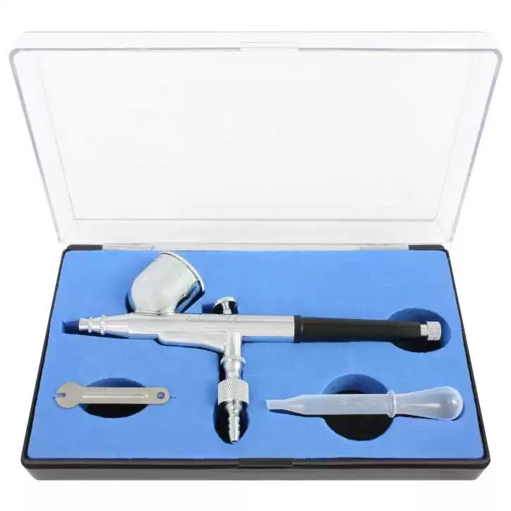 Aerograf BD130 0.2mm czarny 8ml z regulacją Aerograf BD130 0.2mm czarny 8ml z regulacją