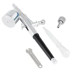 Aerograf BD130 0.2mm czarny 8ml z regulacją