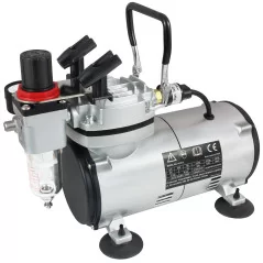 Kompresor MINI zestaw + aerograf-BD130 0.3 mm + wąż 3 mb