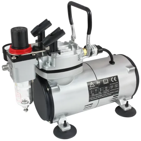 Kompresor MINI zestaw + aerograf-BD130 0.3 mm + wąż 3 mb