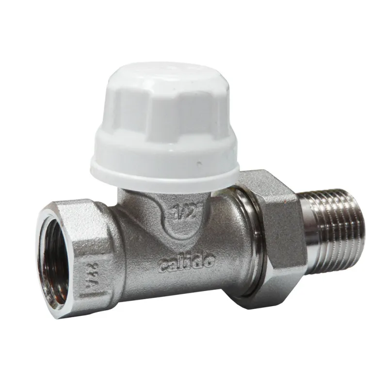 Zawór grzejnikowy termostatyczny zasilający prosty 1/2" Calido Zawór grzejnikowy termostatyczny zasilający prosty 1/2" Calido