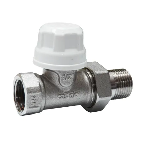 Zawór grzejnikowy, termostatyczny, zasilający, prosty 1/2"