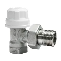 Zawór grzejnikowy termostatyczny kątowy 1/2'' Calido – zasilający