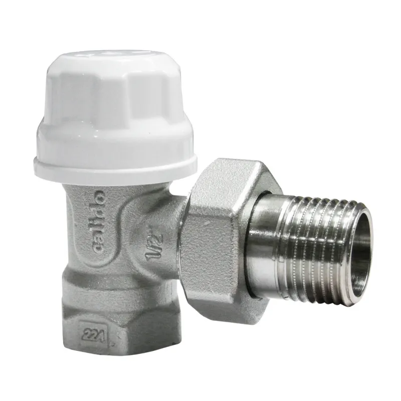 Zawór grzejnikowy, termostatyczny, zasilający, kątowy 1/2" Zawór grzejnikowy, termostatyczny, zasilający, kątowy 1/2"