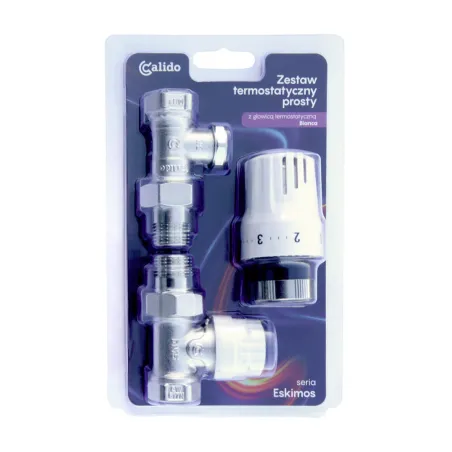 Zestaw termostatyczny prosty BIANCA Calido
