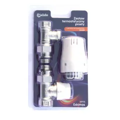 Zestaw termostatyczny prosty AMADA Calido 1/2" do grzejnika