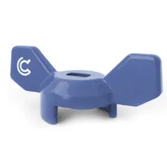 Uchwyt do zaworów motylek 1/2-3/4" niebieski Calido – zamiennik