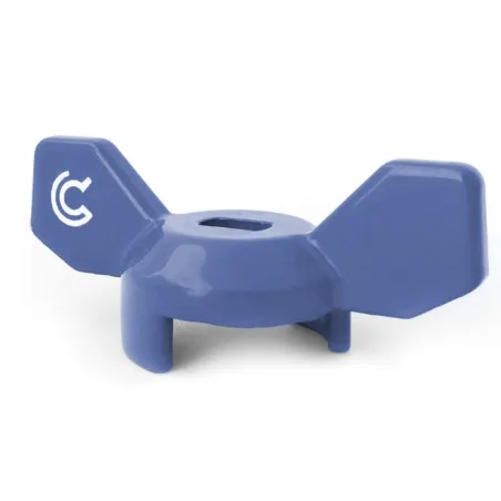 Uchwyt do zaworów motylek 1/2" - 3/4" niebieski Calido