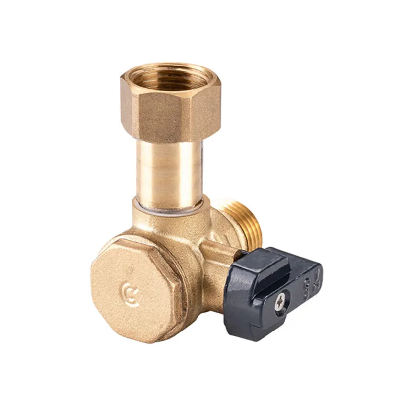 Zawór kulowy, kątowy do kotłów wiszących C.O. i C.W.U. serii ERYK 1/2" Zawór kulowy, kątowy do kotłów wiszących C.O. i C.W.U. serii ERYK 1/2"