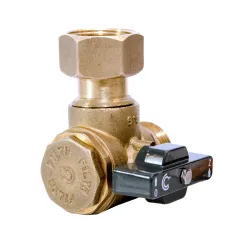 Zawór kulowy kątowy ERYK 3/4 z filtrem do kotłów Calido