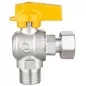 Zawór kulowy gazowy GZ/GW kątowy 1/2" 3/4" Zawór kulowy gazowy GZ/GW kątowy 1/2" 3/4"