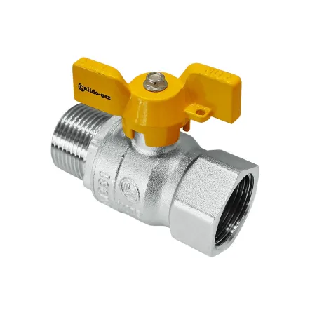 Zawór kulowy gazowy GW/GZ z uchwytem motylkowym 1/2" Calido CG/ZG-WZM15