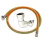 Wąż gazowy GW 1/2" /kolano GW 1/2" L 75cm Wąż gazowy GW 1/2" /kolano GW 1/2" L 75cm
