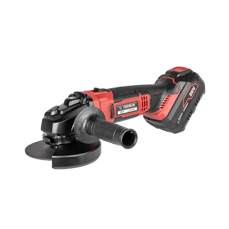 Szlifierka kątowa z baterią i ładowarką w walizce Cedrus CEDAG125LI-SET Szlifierka kątowa z baterią i ładowarką w walizce Cedrus CEDAG125LI-SET