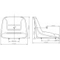 Siedzenie operatora 475x471x383 mm Siedzenie operatora 475x471x383 mm