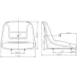 Siedzenie operatora 475x471x383 mm