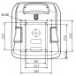 Siedzenie operatora 522x460x455 mm