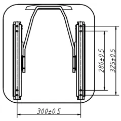 Siedzenie operatora 460x465x590 mm
