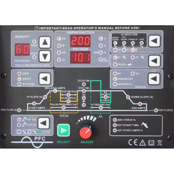 Spawarka inwertorowa JET TIG II AC/DC 200-S SPOT/COLD WELDING IGBT Welder Fantasy+uchwyt parker Spawarka inwertorowa JET TIG II AC/DC 200-S SPOT/COLD WELDING IGBT Welder Fantasy+uchwyt parker