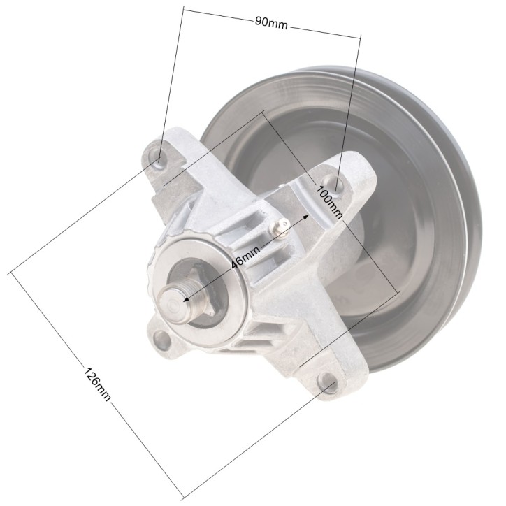 Adapter kosiarki MTD Cub Cadet z kołem pasowym Adapter kosiarki MTD Cub Cadet z kołem pasowym