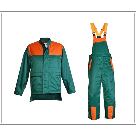 Ubranie letnie pilarza /spodnie ogrodniczki + kurtka/ klasa 2 rozmiar XXXL