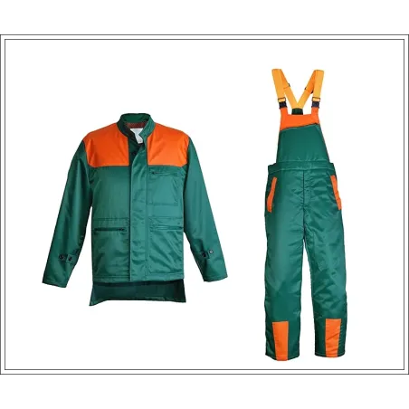 Ubranie letnie pilarza /spodnie ogrodniczki + kurtka/ klasa 2 rozmiar XXXL