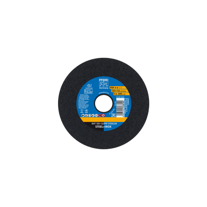 Tarcza do cięcia Pferd 125-1.6mm STEELOX Tarcza do cięcia Pferd 125-1.6mm STEELOX