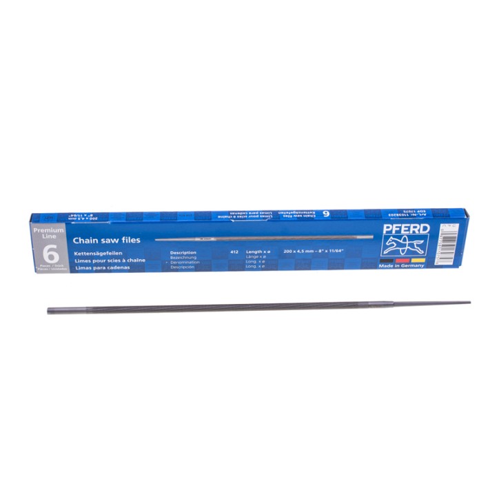 Pilnik okrągły Pferd 4.5mm/6szt/Premium Pilnik okrągły Pferd 4.5mm/6szt/Premium