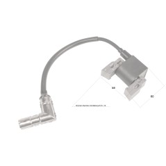 Moduł zapłonowy Loncin cewka LC2V90(T230) cylinder 2 prawy CZĘŚĆ ORYGINALNA