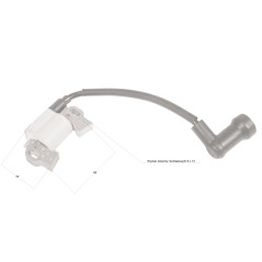 Moduł zapłonowy Loncin cewka LC2P76F LC2P73F-A cylinder 1 lewy CZĘŚĆ ORYGINALNA
