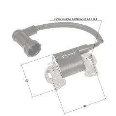 Moduł zapłonowy Loncin cewka LC2P76F LC2P73F-A cylinder 2 prawy CZĘŚĆ ORYGINALNA