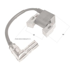Moduł zapłonowy Loncin cewka LC2V80(T231) cylinder 2 prawy CZĘŚĆ ORYGINALNA