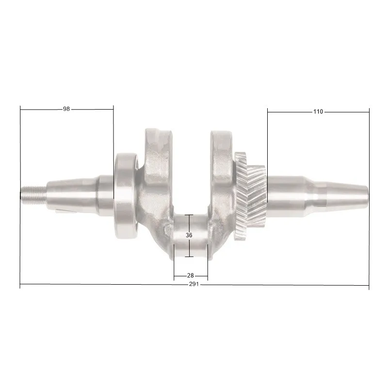 Wał korbowy Loncin LC8000(D)-AS LC190F CZĘŚĆ ORYGINALNA