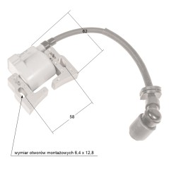 Moduł zapłonowy Rato 1 cylinder silnik RV740D