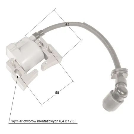 Moduł zapłonowy Rato 1 cylinder silnik RV740D