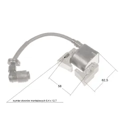 Moduł zapłonowy Rato 2 cylinder silnik RV740D