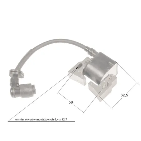 Moduł zapłonowy Rato 2 cylinder silnik RV740D