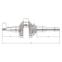 Wał korbowy Rato silnik RV340D