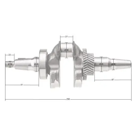 Wał korbowy Rato silnik R420
