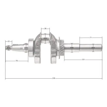 Wał korbowy Rato silnik R300