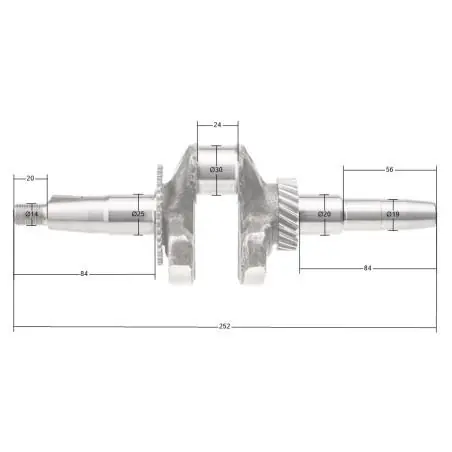 Wał korbowy Rato silnik R300