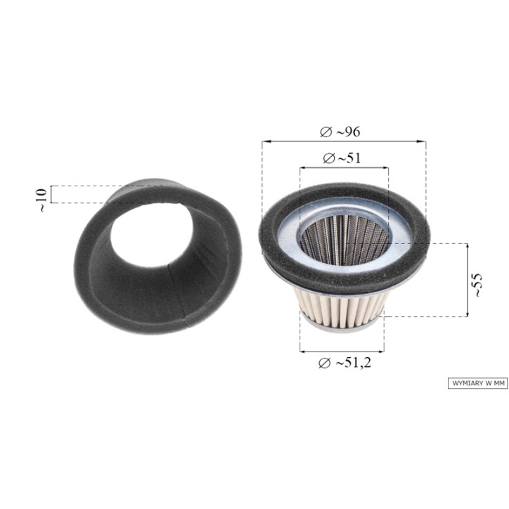 Filtr powietrza Robin EY15 Filtr powietrza Robin EY15
