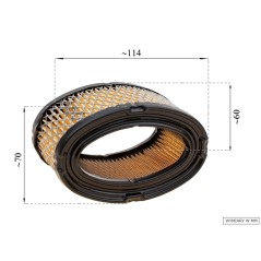 Filtr powietrza Tecumseh 7-10HP