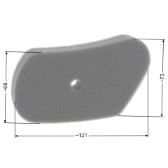 Filtr powietrza Honda HR173