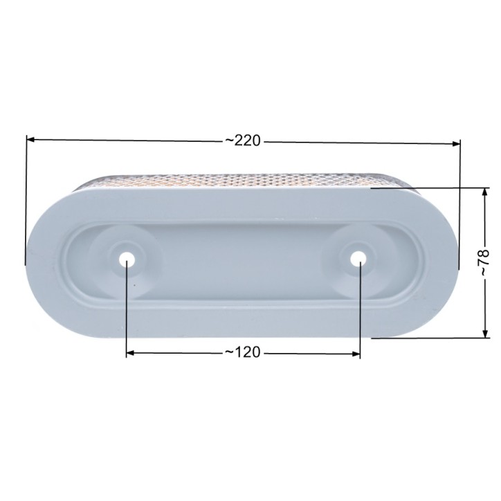 Filtr powietrza B&S owalny 7-11 HP poziomy wał dolnozaworowy Filtr powietrza B&S owalny 7-11 HP poziomy wał dolnozaworowy