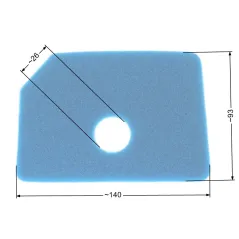 Filtr powietrza Makita/Dolmar 62007300