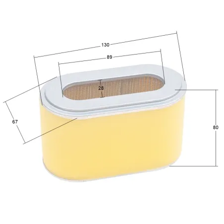 Filtr powietrza Honda GXV270/340/390