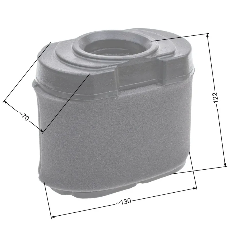 Filtr powietrza B&S owalny Intek V-twin / Model 40 44 Filtr powietrza B&S owalny Intek V-twin / Model 40 44