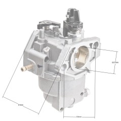 Gaźnik Rato silnik RV340D