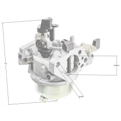 Gaźnik Rato silnik R270